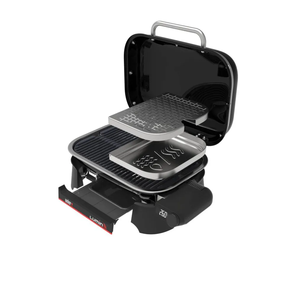 Elektrogrill 'Lumin Smart' schwarz 2200 W