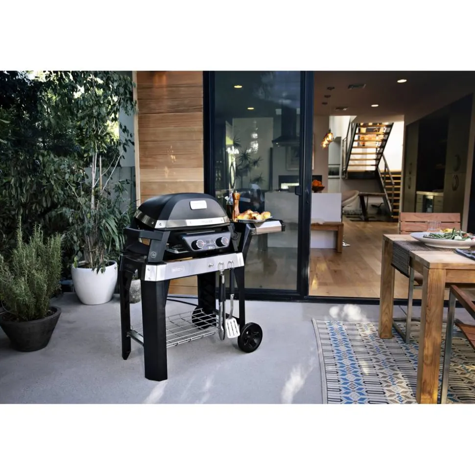 Elektrogrill 'Pulse 2000' schwarz 2200 W 112 x 107 x 61 cm