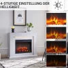 Elektrokamin 'Apollon' betongrau 2 kW