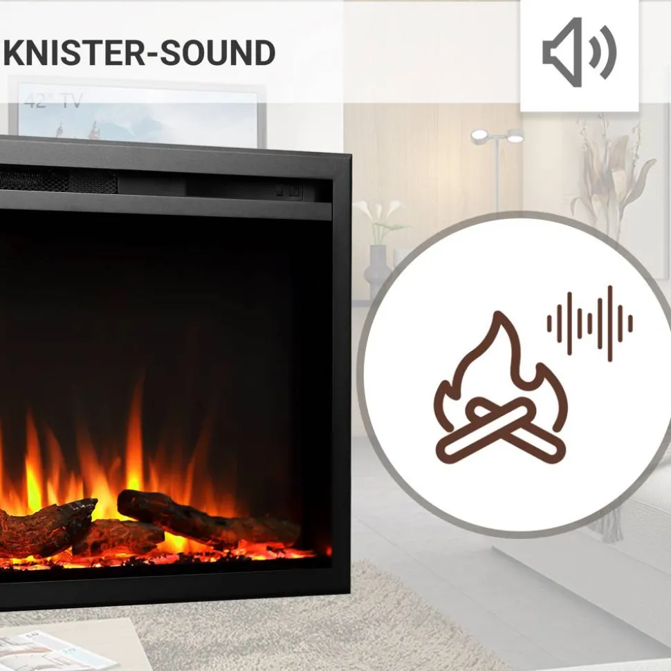 Elektrokamin 'Atalanta 60' schwarz 1,5 kW