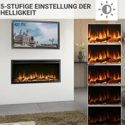 Elektrokamin 'Atalanta 40' schwarz 1,5 kW