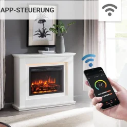 Elektrokamin 'Baldur' weiß 2 kW
