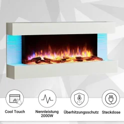Elektrokamin 'Helia' weiß 2 kW