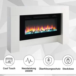 Elektrokamin 'Herkules' weiß 2 kW