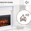 Elektrokamin 'Hikaru' weiß 2 kW