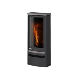 Elektrokamin 'Leros' Stahl schwarz 3 kW