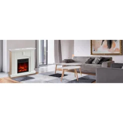 Elektrokamin 'Malmö AY0630' weiß 1,75-2 kW