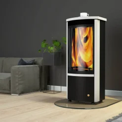 Elektrokamin 'Opatija CT' schwarz/weiß 3 kW 57 x 119 x 43 cm