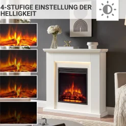 Elektrokamin 'Pandora' weiß 2 kW