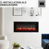 Elektronkamin 'Leif 40' schwarz 1,8 kW