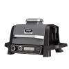 Elektro-Outdoor-Grill und Smoker 'Woodfire' schwarz 2400 W 46 x 34 x 46 cm
