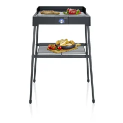 Elektro-Standgrill 'PG 8566' schwarz 2200 W 62 x 90 x 58,5 cm