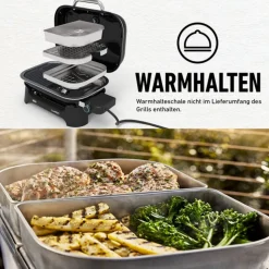 Elektro-Tischgrill 'Lumin Compact' rot 2200 W