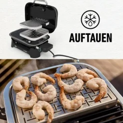 Elektro-Tischgrill 'Lumin' rot 2200 W