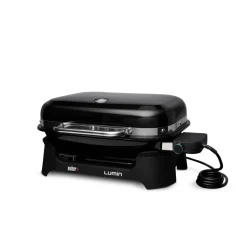 Elektro-Tischgrill 'Lumin' schwarz 2200 W