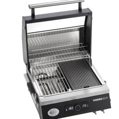 Elektro-Tischgrill 'Videro E2-P' schwarz 2800 W