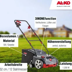 Elektro-Vertikutierer '32.4 Basic Care' 1200 W bis 400 m²