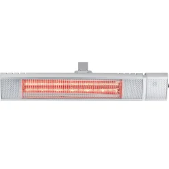 Elektro-Wandheizstrahler 'Madeira' Aluminium, 750W/ 1.500 W/ 2.000 W, 63 x 10,5 x 8 cm