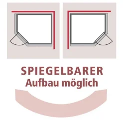 Elementsauna 'Alicia' naturbelassen mit Kranz 9 kW Bio-Ofen externe Steuerung Easy 210 x 210 x 202 cm