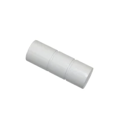 Endknopf für Gardinenstange 'Sol' zylinderförmig Ø 16 mm weiß, 2er-Pack