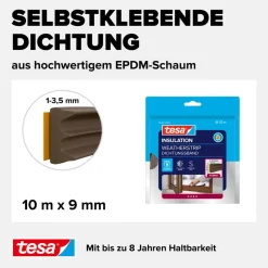 E-Profildichtung 'Insulation' braun 10 m