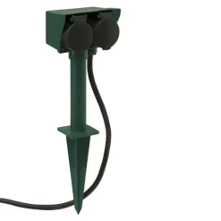Erdspieß-Steckdose, 2-fach, 230 V