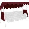 Ersatzdach für Hollywoodschaukel 'Swingtex' bordeaux 200 x 120 cm