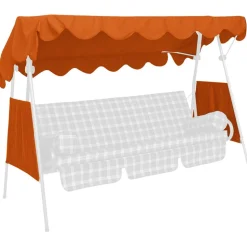 Ersatzdach für Hollywoodschaukel 'Swingtex' terrakotta 200 x 120 cm