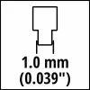Ersatzkette für Astkettensäge 'GE-PS 18/15 Li BL' 15 cm