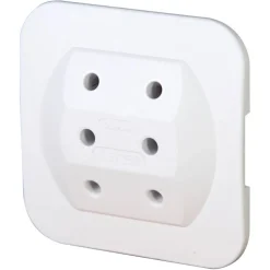 Euro-Adapter 3-fach arktisweiß