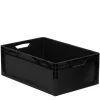 Eurobox geschlossen schwarz 60 x 40 x 22 cm 42 l