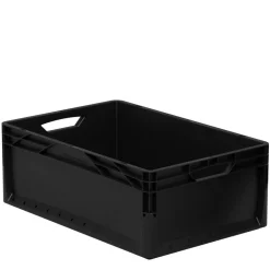 Eurobox geschlossen schwarz 60 x 40 x 22 cm 42 l