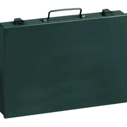 EuroPlus Kleinteilekoffer 'Metall 34/18' grau 33,5 x 25 x 5,3 cm