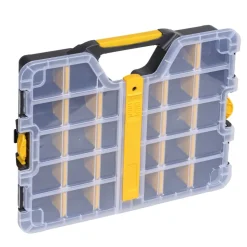 EuroPlus Profi-Sortimentskasten mit Clips 'Basic S37/6-20' schwarz 36,5 x 29,5 x 6,2 cm