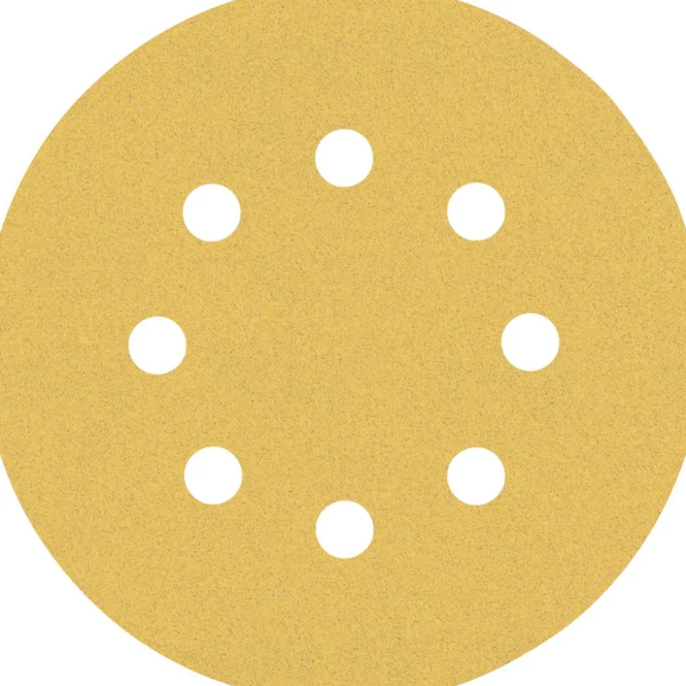 Exzenterschleifblatt 'Expert C470' Klett 8 Löcher Ø 125 mm G 120, 5-teilig