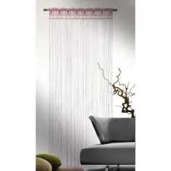 Fadenvorhang taupe 245 x 90 cm