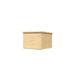 Fahrradgarage 'Bike' Fichtenholz naturbelassen 212,5 x 167 x 216,5 cm