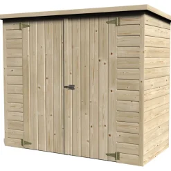 Fahrradgarage 'Bike-Box' Fichtenholz naturbelassen 193 x 161 x 193 cm