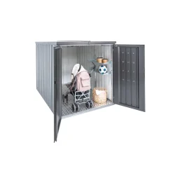 Fahrradgarage 'Gr. L' dunkelgrau 145 x 151 x 203 cm