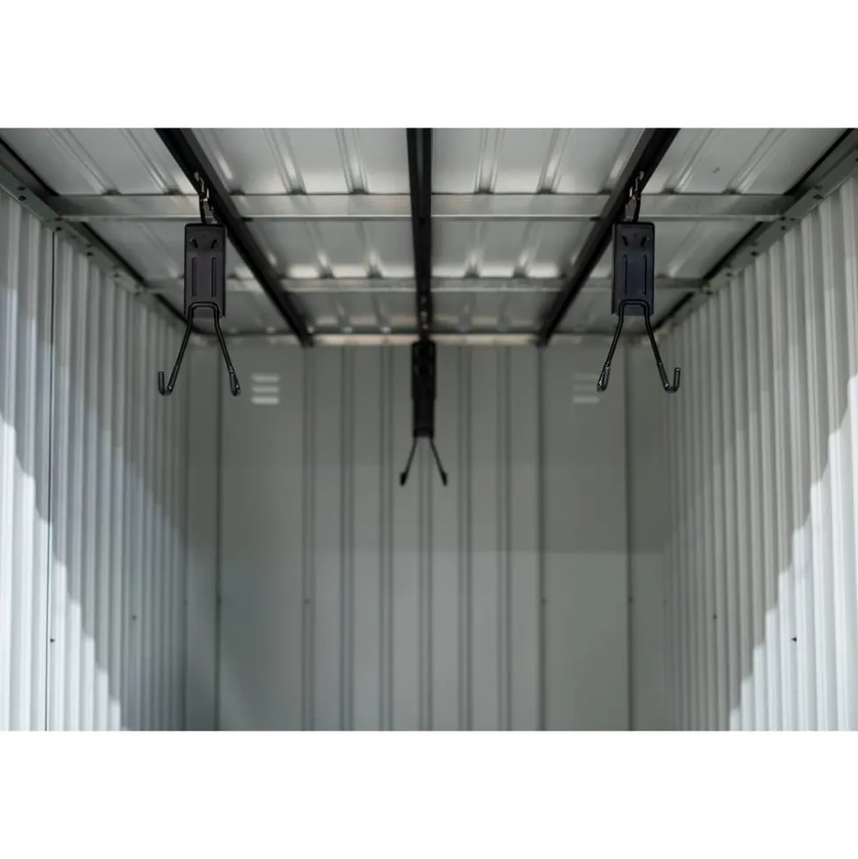 Fahrradgarage 'Velos 2' Metall schwarz 133 x 222 x 151 cm