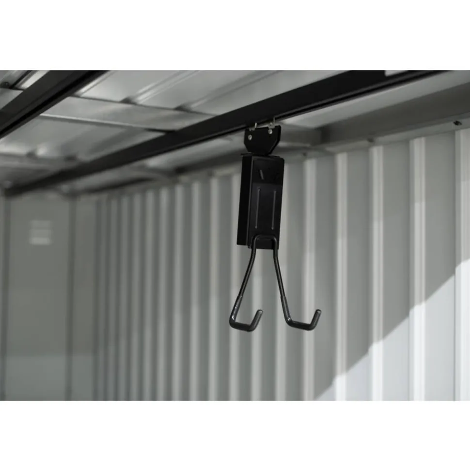 Fahrradgarage 'Velos 2' Metall schwarz 133 x 222 x 151 cm