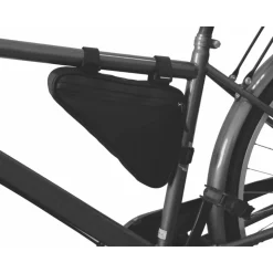 Fahrrad-Rahmentasche 'Triangel' 26 x 22 x 17 cm Polyester schwarz