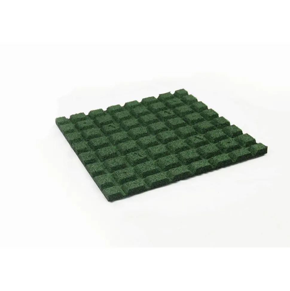 Fallschutzmatte 'VE1' grün 50 x 50 x 2,52 cm für Spielturm
