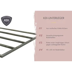 Fasshaus-Sauna 'Santo 2' asymmetrisch SET naturbelassen 9 kW Ofen externe Steuerung 219 x 295 x 244,5 cm