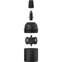Fassung 'Home Sweet Home' E27 Classic schwarz