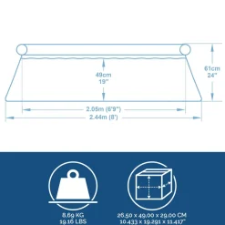 Fast-Set-Pool-Set 'Fast Set' Ø 244 x 61 cm mit Filterpumpe