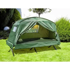 Feldbett mit Zelt 193 x 80 x 48 cm