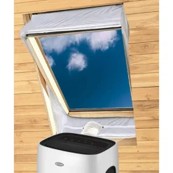 Fensterabdichtung 'Hot Air Stop BC04AIRSTPDF' für Dachfenster weiß 200 x 39 cm