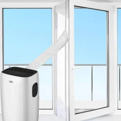 Fensterabdichtung 'Hot Air Stop BC03AIRSTPVT' für Verandatüren weiß 320 x 39 cm