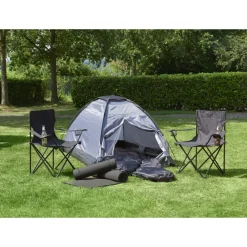 Festival- und Camping-Set grau 7-teilig